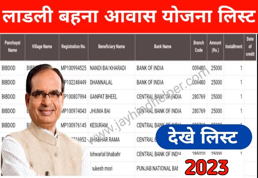 Ladli Behna Awas Yojana Ka Paisa kab milega 2023