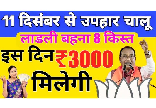 Ladli Behena Yojana 8th installment