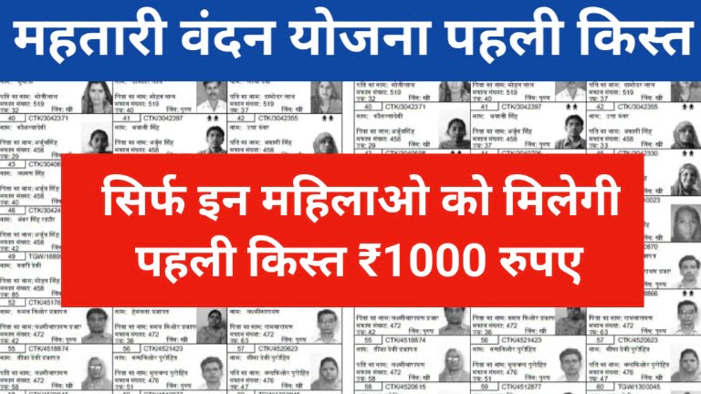 Mahtari Vandan Yojana 1th Installment