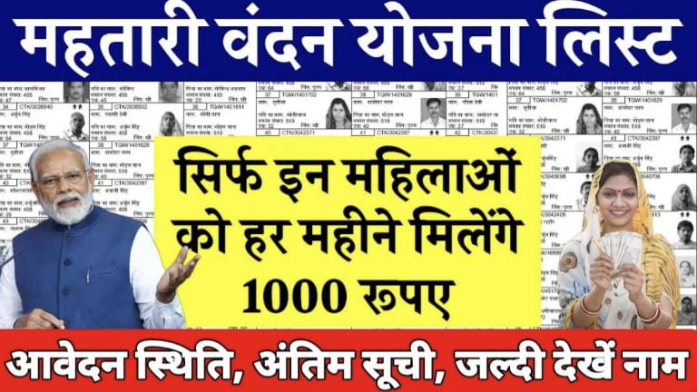 Mahtari Vandan Yojana Pahle Kist Kab Ayegi