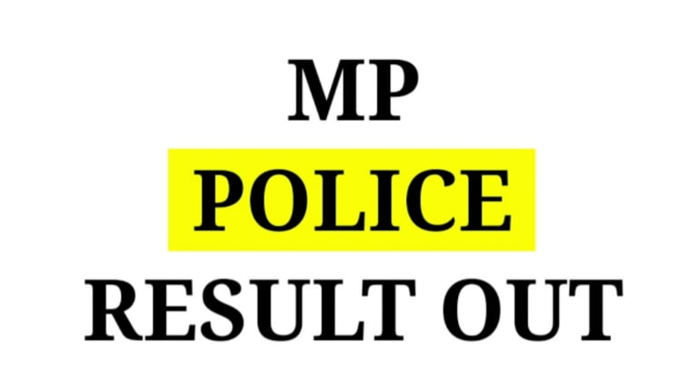 MP Police Constable Result Out 2024