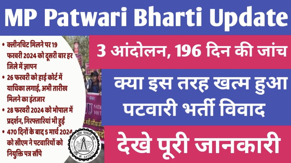 MP Patwari Bharti Update